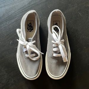 Womens gray platform vans
